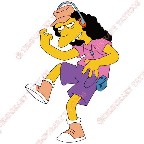 The Simpsons Customize Temporary Tattoos Stickers NO.3651